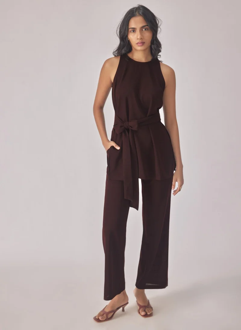 The Label Life Knit Front Tie Top