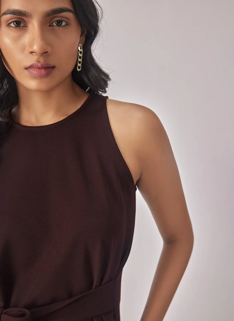 The Label Life Knit Front Tie Top