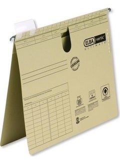 ELBA Vherticlex Hanging File Wire Kraf Color 25 Pack 
