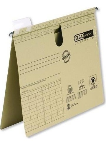 ELBA - Vherticlex Hanging File Wire Kraf Color 25 Pack - Image 1