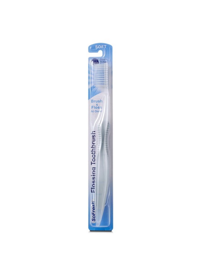 WELdental Sofresh Flossing Toothbrush 6 Variety Adult Soft Bundle with 1 Xylitol Dental Floss  - Image 5