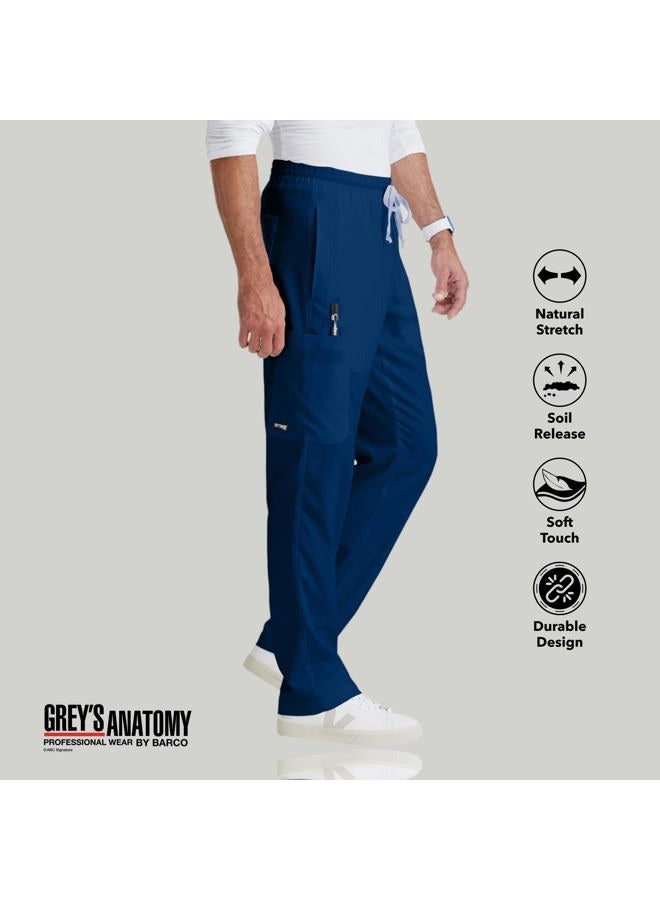 Barco Grey's Anatomy Men's Evan Scrub Pant, Indigo (Navy), M Tall - Image 5