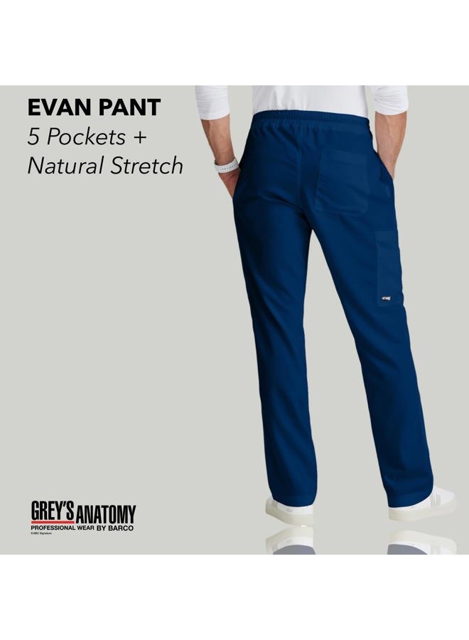Barco Grey's Anatomy Men's Evan Scrub Pant, Indigo (Navy), M Tall - Image 4