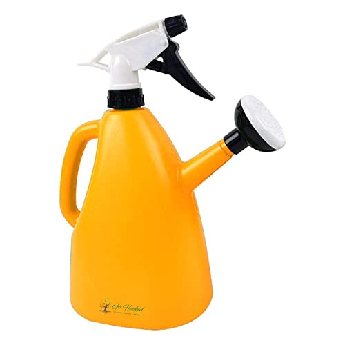 Go Hooked 2in1 Plant Watering Can with Spray Bottle & Shower Head 1 Litre | Multi-Purpose Garden Water Sprayer for Indoor Plants, Balcony Garden & Nursery | Plastic Watering Pot with Handle Multicolor - Image 1