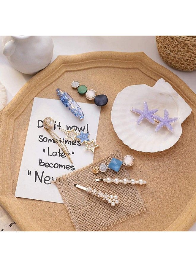 ANNACREATIONS 8 Pcs Premium Korean Stylish Hair Clips For Women And Girls - Image 5