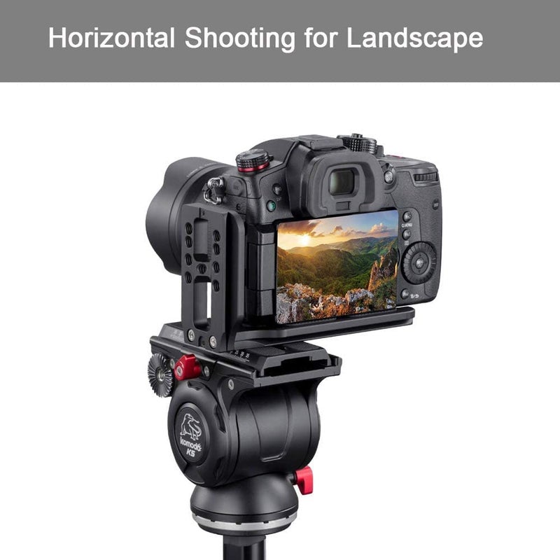 Adofys HOT-L-Type Quick Release Camera Vertical Plate Dual Camera Bracket Plate Universal SLR Stabilizer - Image 4