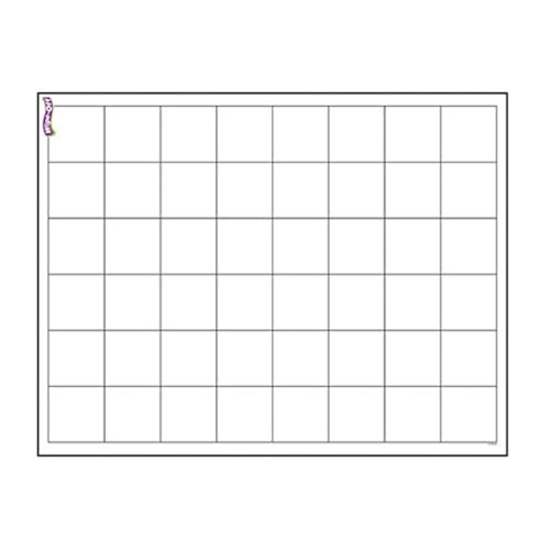 Trend Enterprises TREND Papers & Grids Wipe-Off Charts Chart, Classroom Decor, 17" x 22", Set of 6 - Image 2
