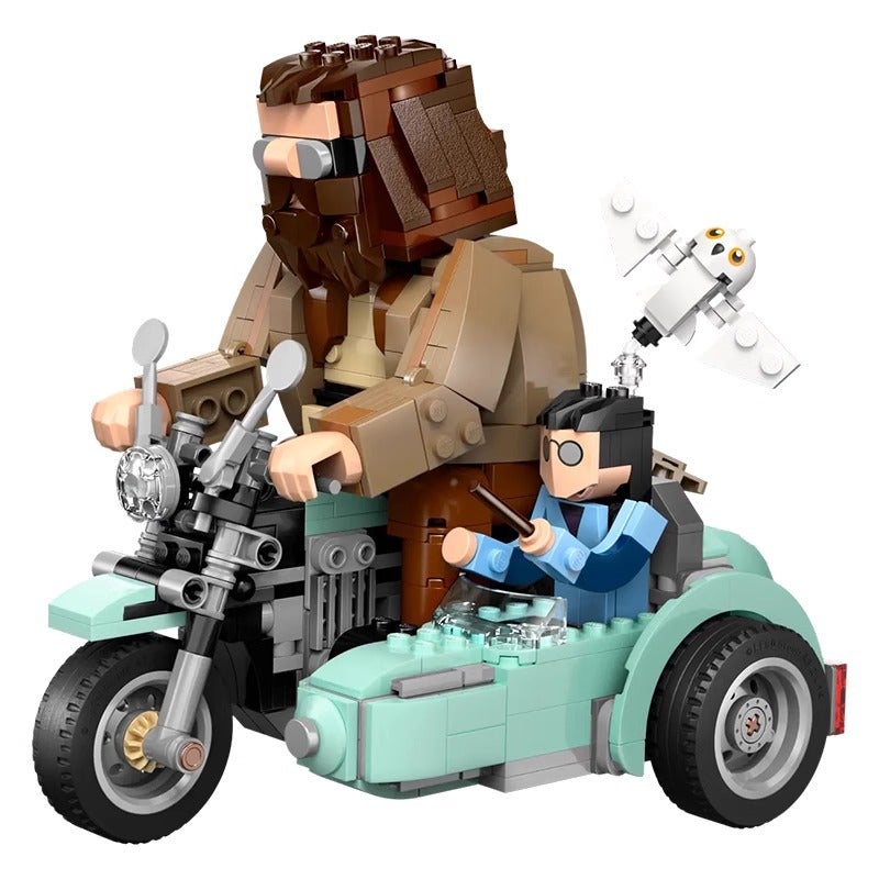 Chinese Building Blocks Harry Potter 76443 Hagrid & Harry's Motorcycle Trip Children's Toy Gift - Image 1