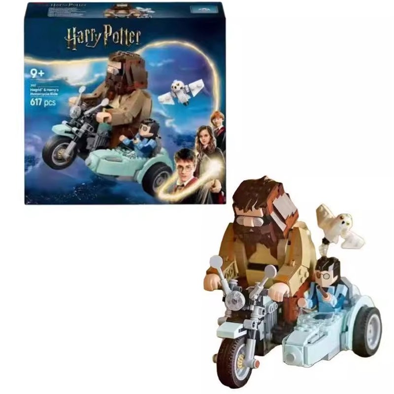 Chinese Building Blocks Harry Potter 76443 Hagrid & Harry's Motorcycle Trip Children's Toy Gift - Image 5