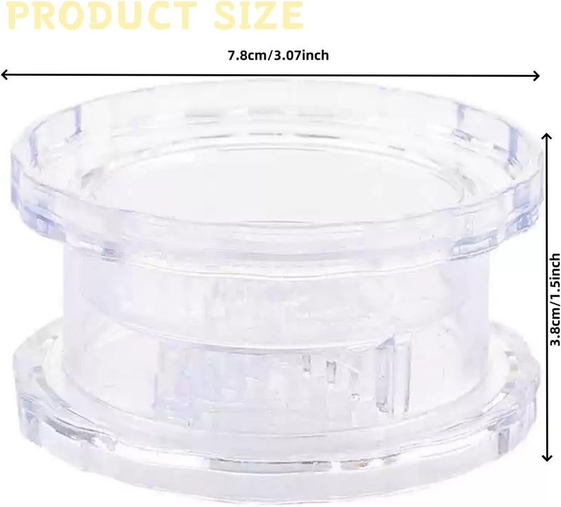 Turutu Transparent Manual Garlic Twist, Multi-Functional Mincer & Grinder for Garlic, Onion, Ginger, Herbs, Nuts, Impact Resistant Kitchen Gadget & Home Accessory - Image 2