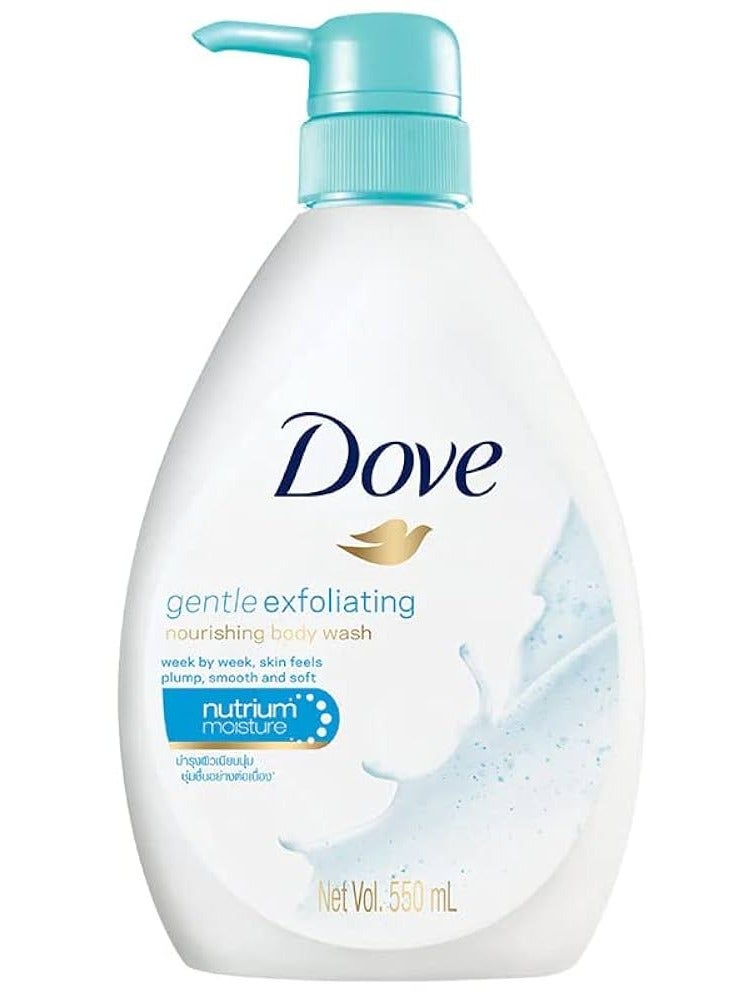 دوف غسول جسم بالتقشير اللطيف – 550 مل