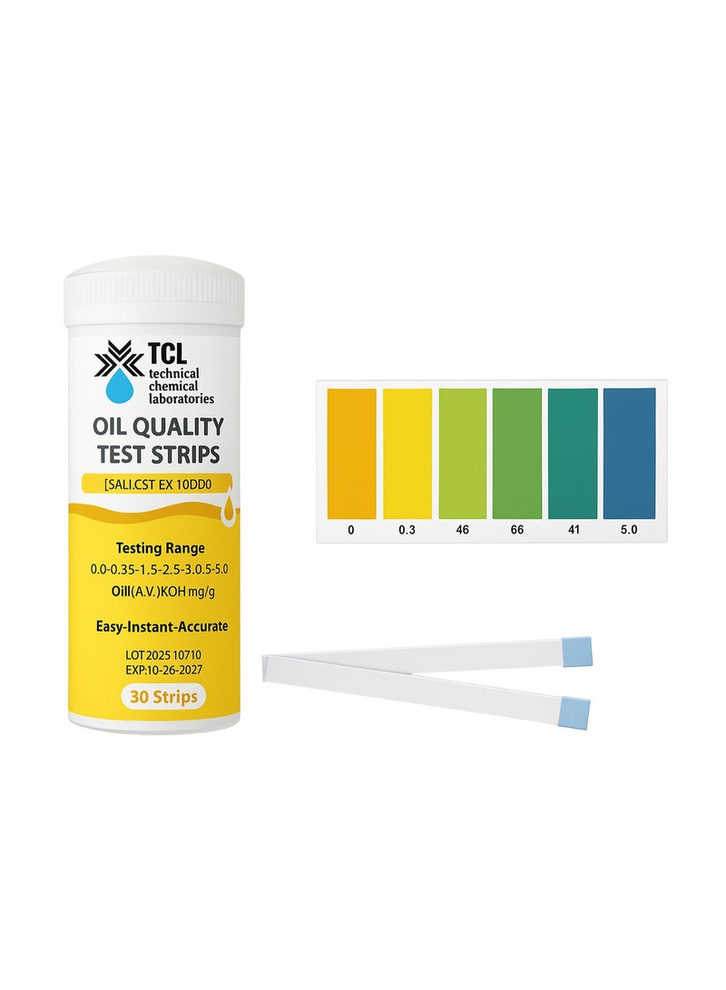 تي سي إل شرائط اختبار جودة الزيت 30 قطعة - Image 2