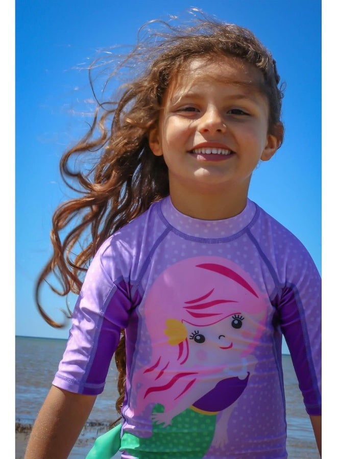 Zoocchini Unisex Baby One Piece Surf Suit - Mermaid Design, 2-3 Years - Image 5