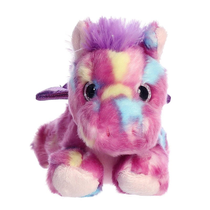 AuroraÂ® Vibrant Bright Fanciesâ„¢ Tutti Frutti Pegasusâ„¢ Stuffed Animal - Eye-Catching Fun - Delightful Cuddles - Purple 7.5 Inches - Image 2