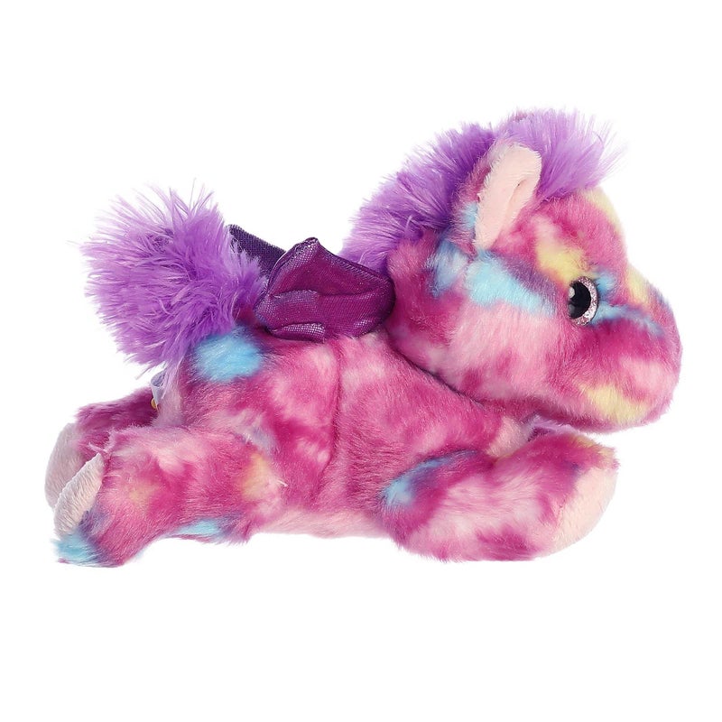 AuroraÂ® Vibrant Bright Fanciesâ„¢ Tutti Frutti Pegasusâ„¢ Stuffed Animal - Eye-Catching Fun - Delightful Cuddles - Purple 7.5 Inches - Image 3