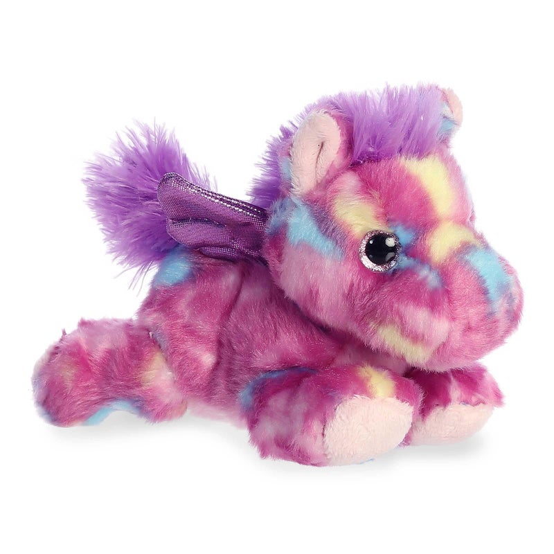 AuroraÂ® Vibrant Bright Fanciesâ„¢ Tutti Frutti Pegasusâ„¢ Stuffed Animal - Eye-Catching Fun - Delightful Cuddles - Purple 7.5 Inches - Image 1