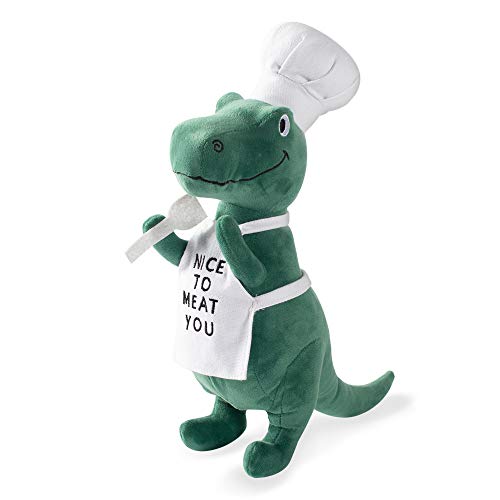 Fringe Studio Plush Pet Toy with Squeaker King of The Grill 289624 Multicolor Large - Image 1