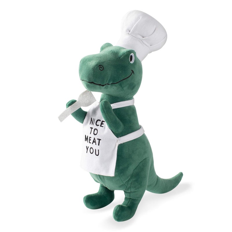Fringe Studio Plush Pet Toy with Squeaker King of The Grill 289624 Multicolor Large - Image 2