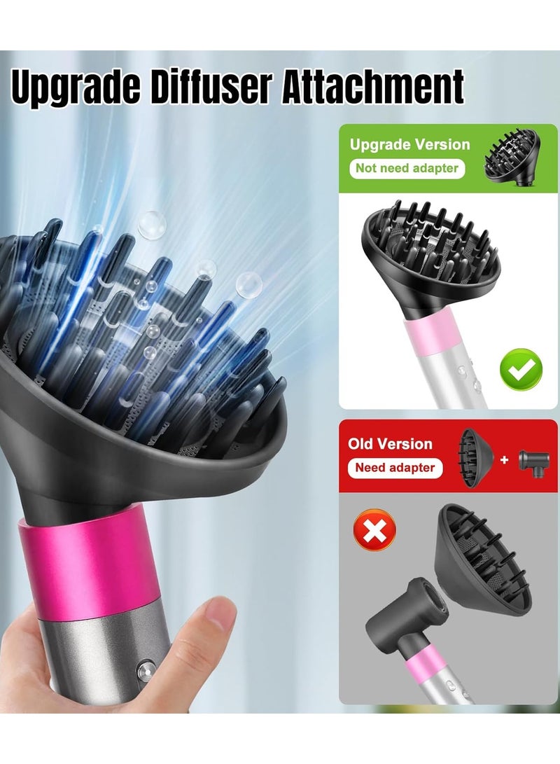 Captaintech Portable Hair Styler Diffuser Attachment, Compatible with HS01, HS03 u0026 HS05, Lightweight and Compact Design for Effortless Hair Drying and Styling - Image 4