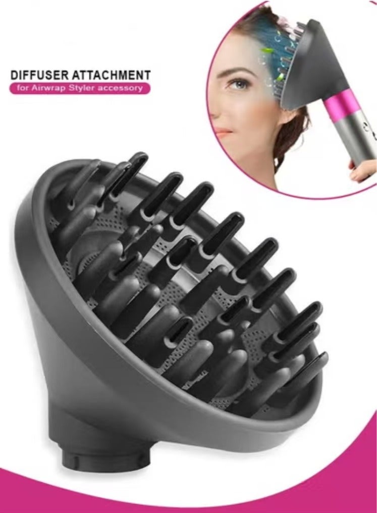 Captaintech Portable Hair Styler Diffuser Attachment, Compatible with HS01, HS03 u0026 HS05, Lightweight and Compact Design for Effortless Hair Drying and Styling - Image 1
