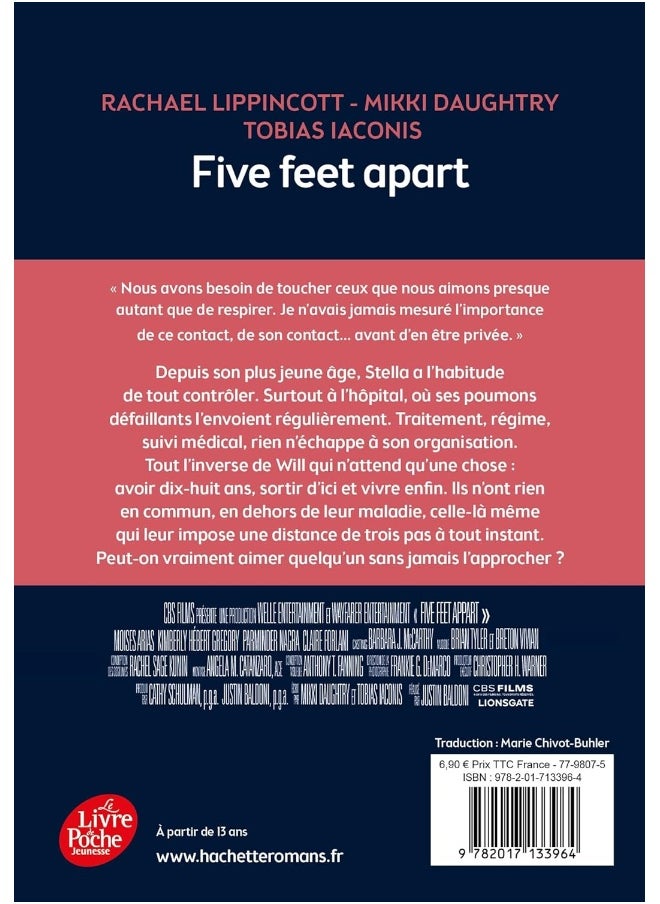 null - LIVRE DE POCHE JEUNESSE Five Feet Apart - Image 1