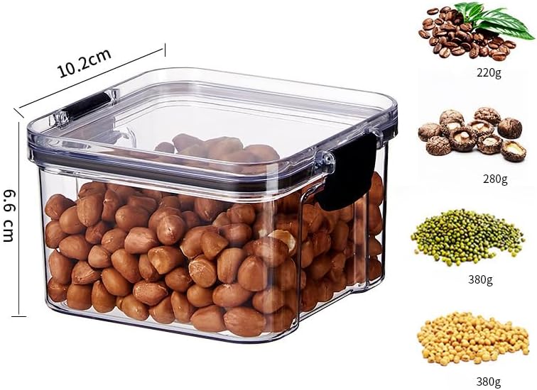 2PCS 460ml Stackable Food Storage Containers with Lids - Multi-functional Sealed Boxes for Kitchen Preservation - Image 3
