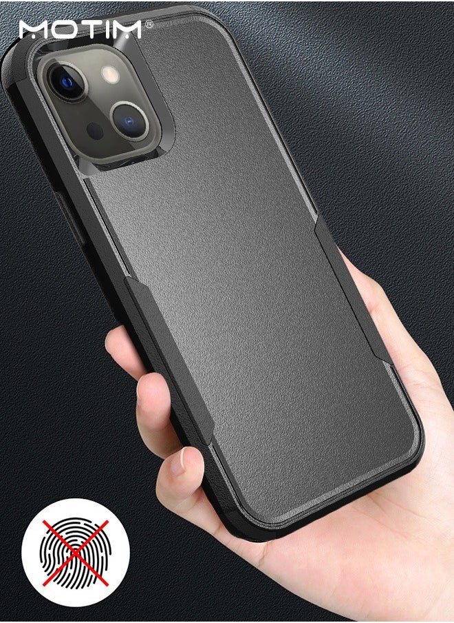 Motim 2 in 1 Phone Case for iPhone 14/14 Pro/14 Plus Drop Protection Heavy Duty Case, Hard Back TPU Bumper with Screen Lens Shockproof Anti-Scratch Cover  - Image 4