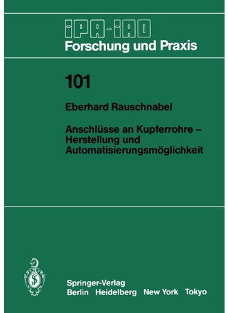 Anschlüsse an Kupferrohre - Herstellung und Automatisierungsmöglichkeit: Herstellung und Automatisierungsmöglichkeit - pzsku/Z84C73DC05E299236EC1FZ/45/1749123066/b9f9d867-985c-42fd-8791-189be97f8056