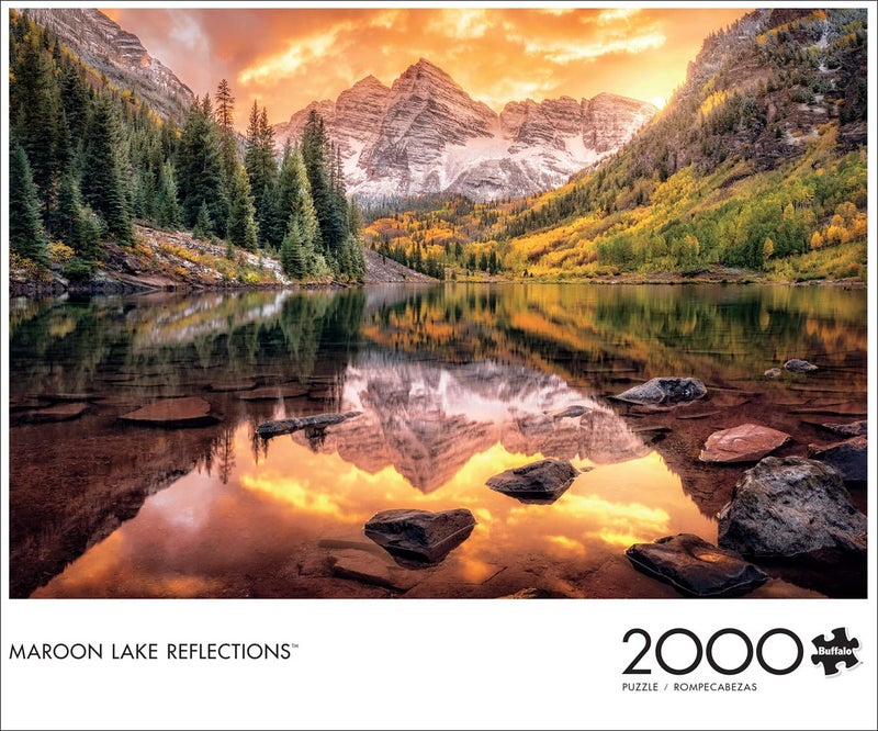 Buffalo Games - Joshua Snow - Maroon Lake Reflections - 2000 Piece Jigsaw Puzzle for Adults Challenging Puzzle Perfect for Game Nights - Finished Size is 38.50 x 26.50 - Image 2