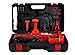 STANDTALL Electric Car Jack 3T Scissor Floor Jack Set 12V Automatic Vehicle Lift Kit for Road Emergency Tire Change Car Repair Tool for Sedans and SUV Red - Image 2