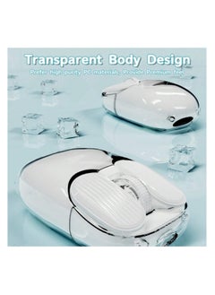 ARNOTEC I069PRO 2.4GHz Wireless Gaming Mouse,Portable Fully Transparent Mice,RGB Backlight Rechargeable Silent Mouse,3 Level Adjustable DPI,Cute Design Mice for Laptop/PC/Mac  - Image 4