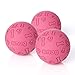 Snug Rubber Dog Balls for Small and Medium Dogs Tennis Ball Size Virtually Indestructible 3 Pack Pink - Image 3