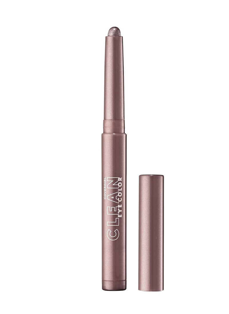 CoverGirl Covergirl Clean Eye Color, French Violet, Eyeshadow Sticks, Ultra Creamy Formula, Lightweight, Buildable Formula, Lasts All Day, Smudge-Proof, 0.05oz  - Image 1