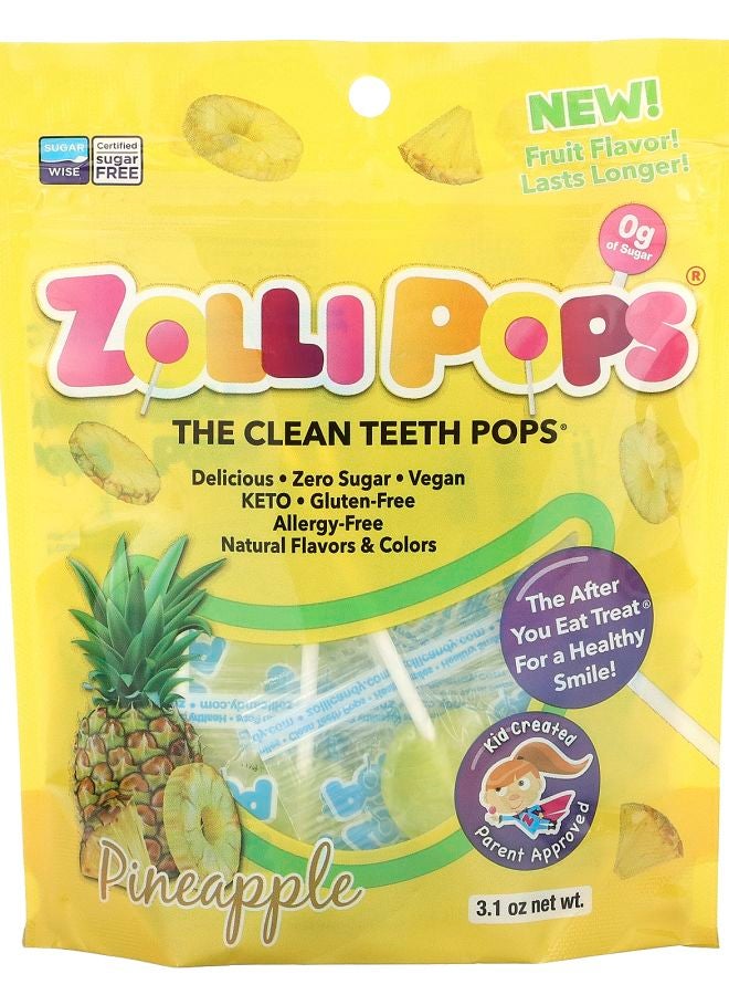 The Clean Teeth Pops Pineapple 3.1 oz