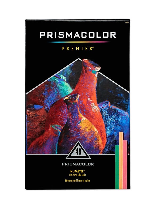 Prismacolor Premier Nupastel Firm Pastel Color Sticks, Adult Coloring, 48 Pack - Image 2