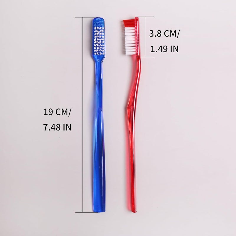 DR PERFECT Adult Smoker's Toothbrush Super Hard & Firm Bristles Pack of 12 - Image 4