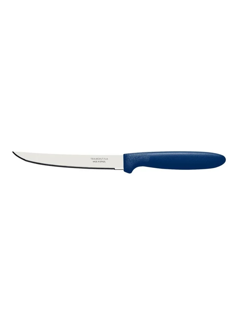 TRAMONTINA Tramontina Ipanema 2 Pieces Steak Knife Set with Micro Serrated Edge Stainless Steel Blades and Blue Polypropylene Handles