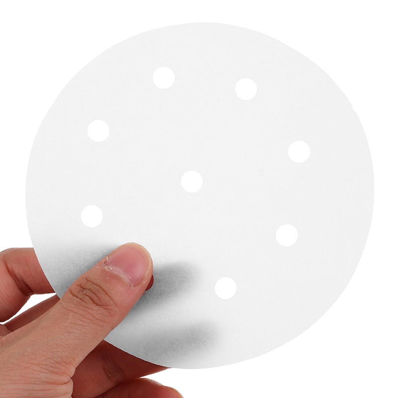 Perforated Parchment Paper Liners 11cm for Steamer Air Fryer Dumplings 3 Packs of 100 Sheets - Image 5