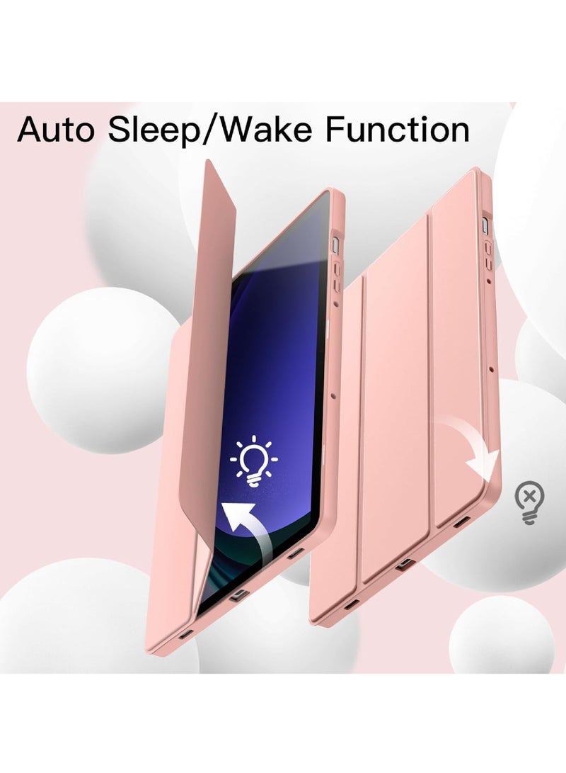 Captaintech Slim Case for Samsung Galaxy Tab S9 FE 5G 10.9 Inch/Galaxy Tab S9 11 Inch 2023 with S Pen Holder, Ultra Thin Lightweight Tri-Fold Stand Cover with Auto Wake/Sleep - Image 5