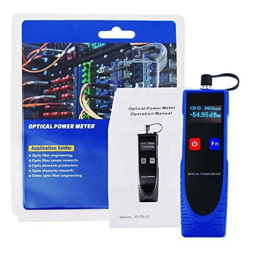 GAIN EXPRESS OPM Optical Power Meter Digital Tester 706dBm with 6 Optic Wave Length Portable Fiber Optic Cable Tester with FC Converter for FCSCST - Image 3