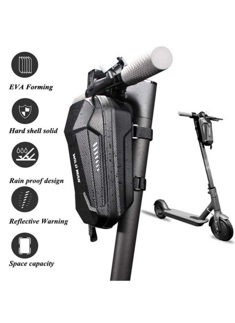 Generic EVA Front Hanging Scooter Handlebar Storage Bag for Mijia M365 Segway Ninebot ES ES1 ES2 ES3 ES4 Large Capacity Durable Suspension Bag for Charger Repair Tool Black 3L  - Image 3
