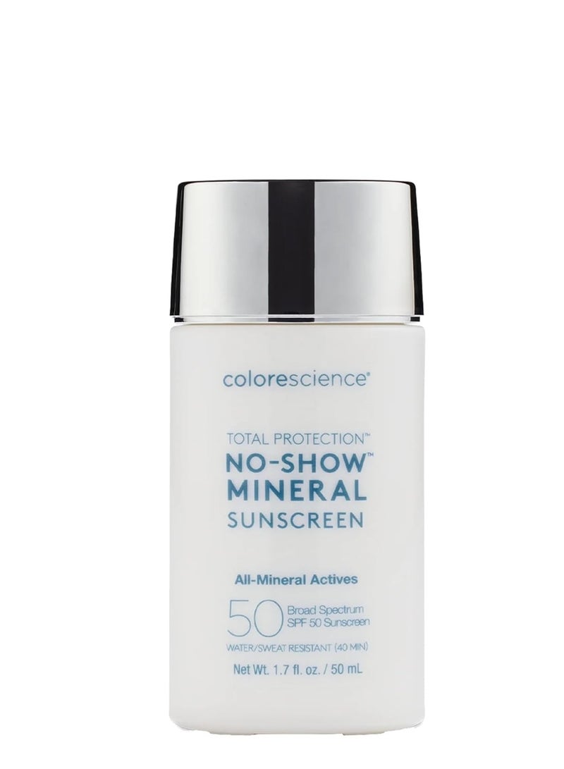 Colorescience Colorescience Total Protection No-Show Mineral Sunscreen SPF 50, 1.7oz, 100% Invisible all-mineral sunscreen for all skin tones & types - Image 1