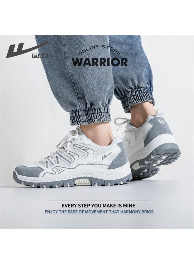Pull Back Warrior Official Outdoor Mountaineering Shoes Men's Summer New Breathable Mesh Hiking Casual Sports Shoes Men - Image 2