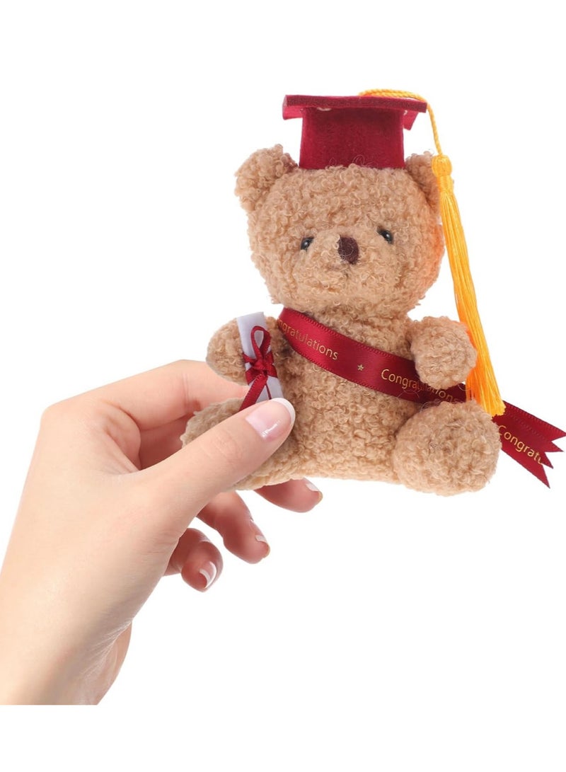 Teddy Bear Graduation Plush Toy Present Red for him her Women Men, Cute Gift Idea for Boys Girls, Congratulations Party Surprise Nursery School University, End of Class 2025 Term - Image 5
