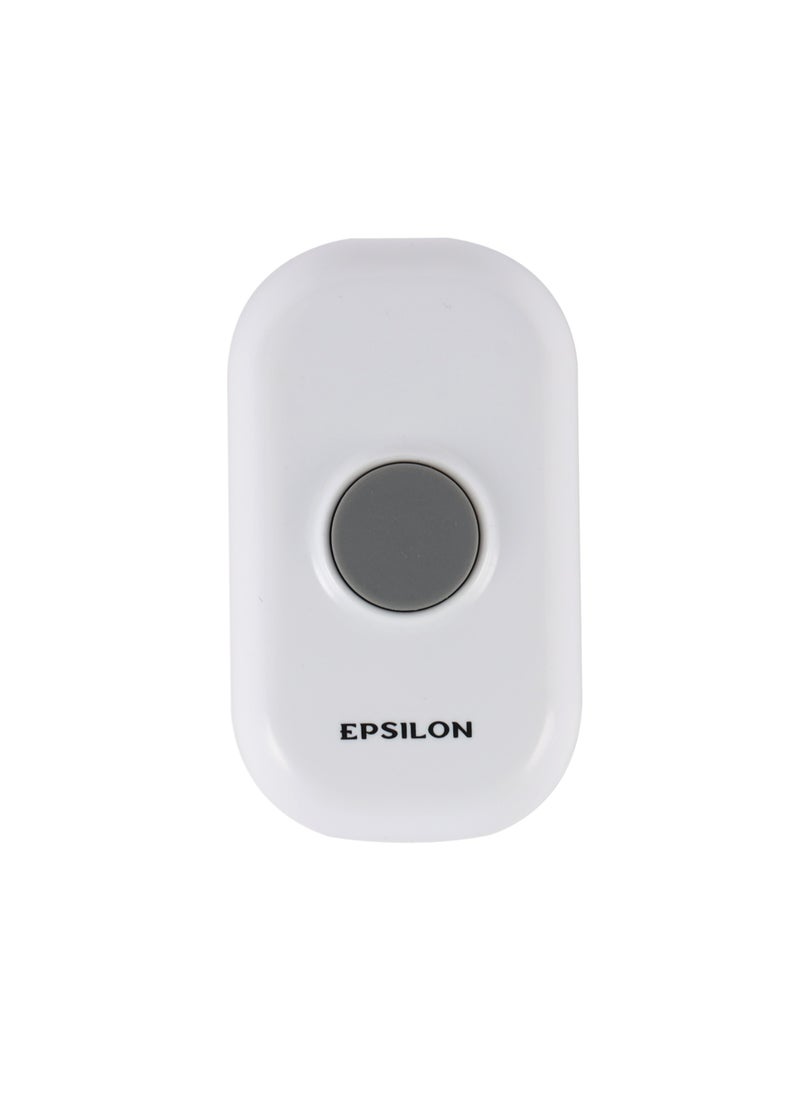 Epsilon - Door Bell- EPSDB1441/ with Wireless Remote Control, 38 Music in Soft Chord Series, No-Wire Installation, Battery Included/ Range up to 80 m, Light and Simple Design, Perfect for Home - Image 1
