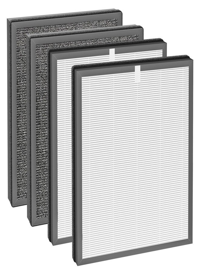 Slirceods T356 Filter Replacement- Compatible with trucozie t356 Air Purifier, 3-in-1 H13+ Activated Carbon Filter,for Dust, Odors, Smoke,4-Pack - Image 1