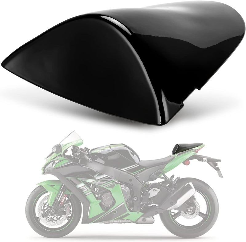 psler غطاء خلفي لنينجا ZX6R 2005 2006 و ZX10R 2006 2007 غطاء مقعد خلفي (أسود) - Image 1