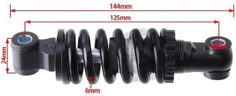 125mm Mountain Bike Folding Scooter Electric Rear Softtail Shock Absorber Part - Image 3