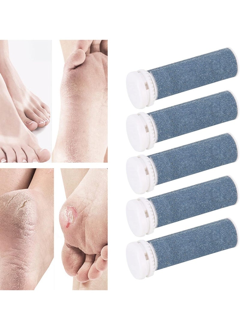 سيوسي أسطوانة استبدال مبرد القدم الإلكترونية، 5 قطع من عبوات إزالة الجلد الصلب للباديكير، أدوات العناية بالقدم، أسطوانة بديلة خشنة - Image 2