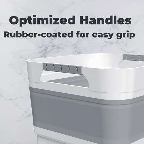 GIMWA Wash Basin for Baby Bottles, Foldable, Versatile Wash Tub for Kitchen, RV, Outdoor Camping Sink, Sturdy & Easy to Clean - Image 3